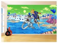 Papel De Parede Dragon Ball Goku Vegeta Anime 3,5M Dbz426