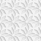 Papel De Parede Efeito Gesso 3D Geométrico Flor 2 15M