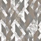 Papel de Parede Essencial - Ess1039 Geometrico Cinza/Branco - Rolo Fechado de 53cm x 10Mts