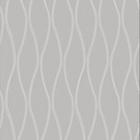 Papel de Parede Essencial - Ess1046 Geometrico Cinza/Branco - Rolo Fechado de 53cm x 10Mts