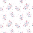 Papel de Parede Floral Rosa e Lilás Mini Infantil 2,70x0,57m - Quartinhos