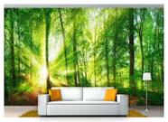 Papel De Parede Floresta Natureza Árvores 3D 3M² Xna186