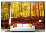 Papel De Parede Floresta Natureza Árvores 3D 3M² Xna197