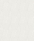 Papel de Parede Geometrico Branco- Cinza Star 574729 - Rolo Fechado de 0,53cm x 10mts