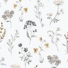 Papel de Parede Hana Floral Cinza 19012 - ICH