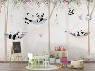 Papel De Parede Adesivo Desenho Panda Com Fundo Branco 12M - Colai - Papel  de Parede - Magazine Luiza