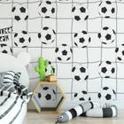 Papel de Parede Infantil Esporte Gol Futebol Bola Jogo GG135