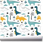 Papel De Parede Infantil Rex Dinossauro Kit 02 Rolos A25