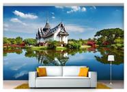 Papel De Parede Jardim Tailândia Templo 3D Jjp28