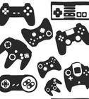 Papel de Parede Adesivo Videogame Controle Gamer Joystick Teen Juvenil  Infantil Jogos Preto e Branco - Deliquadros - Papel de Parede - Magazine  Luiza