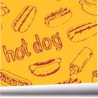 Papel De Parede Lanchonete Hot Dog Cachorro Kit 2 Rolos A556