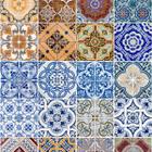 Papel de Parede Lavável Azulejo Português Multicor 3m