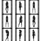 Papel De Parede Lavável Casual Lavável Moda Feminino Corpo Filme Adesivo Decoração Sala Quarto - Pro Decor