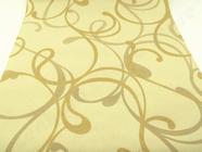 Papel de Parede Lavável - Lindo desenho Creme com Dourado - Rolo com 10m x 53cm - LMS-PPY-YWJ03-1 - Lenharo