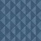 Papel De Parede Adesivo Textura De Tecido Xadrez Azul 3.5m