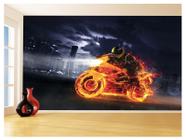 Papel De Parede Moto Bike Esporte Fogo Radical 3,5M Bkm73