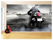 Papel De Parede Moto Sport Arrancada Drag Bike 3,0M Bkm64