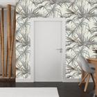 Papel de Parede Natureza Fëanor Verde ou Cinza - Rolo com 10 Metros Revestimento - HOME HAUS