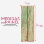 Papel De Parede Painel 3D Mármore Calacata Verde Viníl 1M