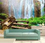 Papel de Parede - Painel Adesivo Cachoeira 3D 3,75M² na 048