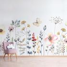 Papel de Parede Painel Floral Aquarela 6 rolos - 9m² - Quartinhos