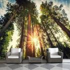 Papel de Parede Paisagem Floresta Natureza Sol Sala Painel - 081pcp