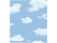 Papel De Parede Bebê Infantil Nuvem Chuva Nuvens Azul N4780