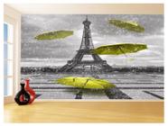 Papel De Parede Paris Eiffel Guarda Chuva Céu 3,5M Ncd312