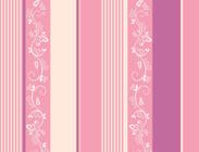 Papel de Parede Quarto Feminino Menina Listrado Rosa e Lilás LT25 3METROSX57CM