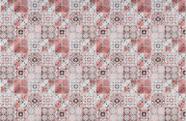 Papel de Parede Texturizado Azulejo Português Rosa (0,53m x 10m) - Dero Decor