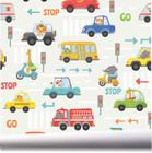 Papel De Parede Transporte Infantil Carros Kit 02 Rolos A739