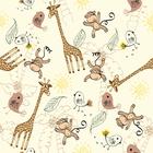 Kit 3 Quadros Decorativos Desenho Infantil Leão Girafa e Macaco -  Deliquadros
