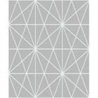 Papel de Parede Vinílico Cubic Cinza Geométrico 53x10m