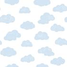 Papel de Parede Vinílico Sonhos Ref 4236 nuvens Azul 52cm x 10m