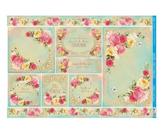 Papel Decoupage Flores e Rendas Pd-1051 34,3x49 Litoarte