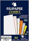 Papel Esp. Casca de Ovo Branco 120 Gr. C/ 30 Fls. - FILIPAPER