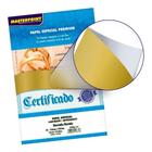 PAPEL FOTO DOURADO LAMINADO / ARTESNATO 250g/m - A4 - 10 FOLHAS