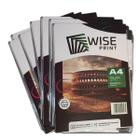 Papel Foto Glossy 120g A4 Brilho Prova Dágua 500 folhas Wise Print