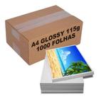 Papel Fotográfico 115g A4 Glossy Alta Resolucao 1000 Folhas