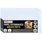 Papel Fotográfico 130g Adesivo fosco Matte A4 210x297mm Cassmar 1000 Fls