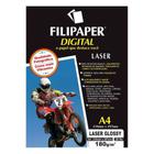 Papel Fotográfico A4 Filipaper Laser Glossy Pro 180G 30F