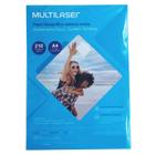 Papel Fotográfico Adesivo Matte 210g A4 Com 10 Folhas - Pe007 - MULTILASER