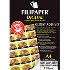 Papel Fotografico Inkjet A4 Glossy Adesivo 135G - Filiperson