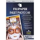 Papel Fotografico Inkjet A4 Photo Profissional 240G Cx.C/30 Filipaper