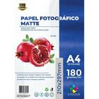 Papel fotográfico Matte Fosco 180gr a prova água 200 folhas