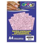 Papel Glitter A4 180g/m² 05 Folhas Off Paper Rose Gold