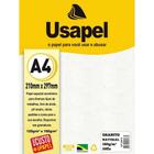 Papel granitto a4 180g c/ 50 folhas natural - usapel