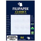 Papel Granitto A4 Filipaper Classics 180g 50 Folhas Azul - FILIPERSON