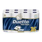 Papel hig. duetto folha dupla 64 rolos 30m 16x4