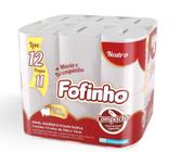 Papel hig.fofinho f.dupla neutro pk24 rolos 30m - fofinho